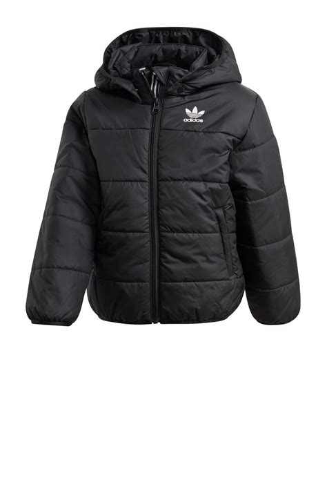 adidas winterjas zwart